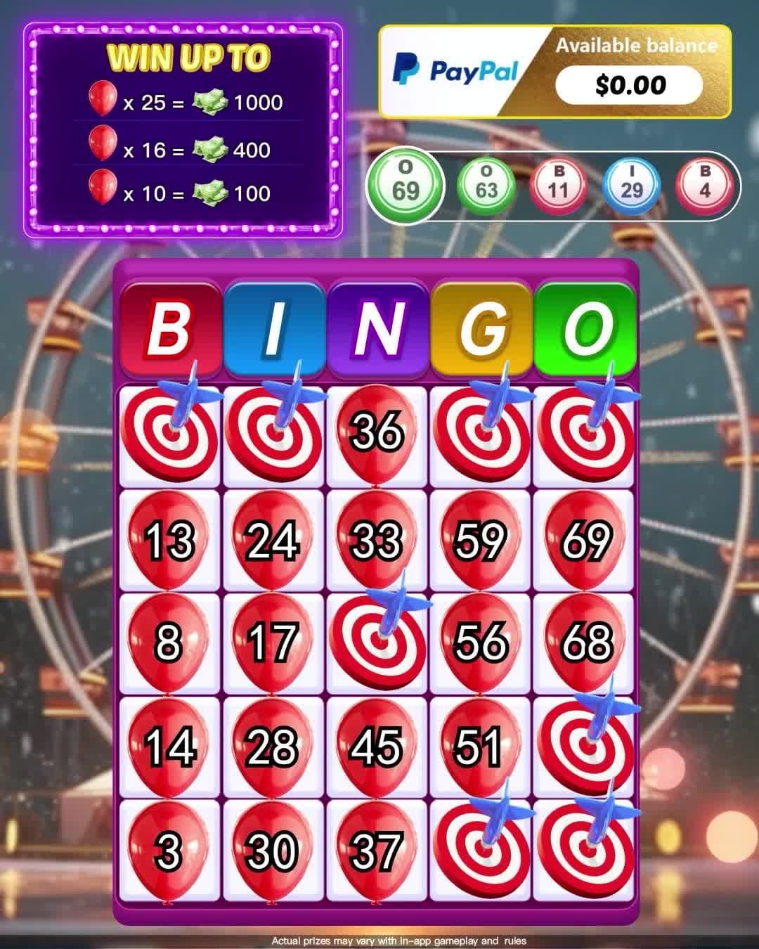 BingoClash-气球